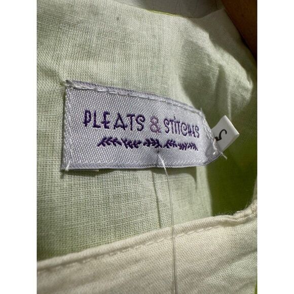 NWT Pleats & Stitches Handmade Girls Embroidered Floral Dress 5 - Picture 3 of 5